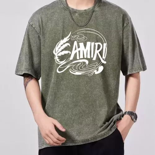 Amiri T-Shirts Short Sleeved For Men #1354190 $45.00 USD, Wholesale Replica Amiri T-Shirts