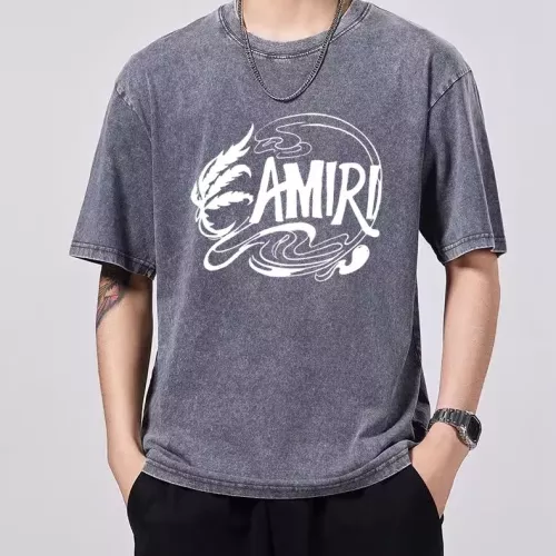 Amiri T-Shirts Short Sleeved For Men #1354191 $45.00 USD, Wholesale Replica Amiri T-Shirts