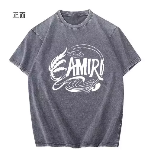 Replica Amiri T-Shirts Short Sleeved For Men #1354191 $45.00 USD for Wholesale