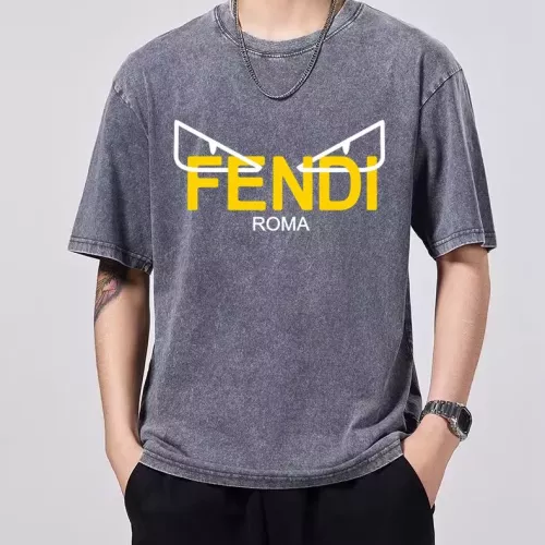 Fendi T-Shirts Short Sleeved For Men #1354203 $45.00 USD, Wholesale Replica Fendi T-Shirts