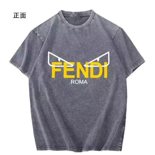 Replica Fendi T-Shirts Short Sleeved For Men #1354203 $45.00 USD for Wholesale