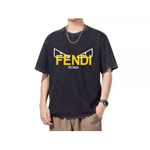 Fendi T-Shirts Short Sleeved For Men #1354204 $45.00 USD, Wholesale Replica Fendi T-Shirts
