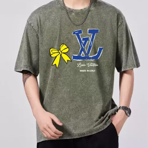 Louis Vuitton LV T-Shirts Short Sleeved For Men #1354210 $45.00 USD, Wholesale Replica Louis Vuitton LV T-Shirts