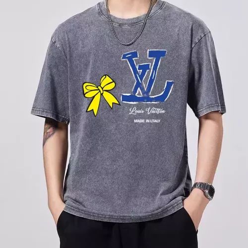 Louis Vuitton LV T-Shirts Short Sleeved For Men #1354211 $45.00 USD, Wholesale Replica Louis Vuitton LV T-Shirts