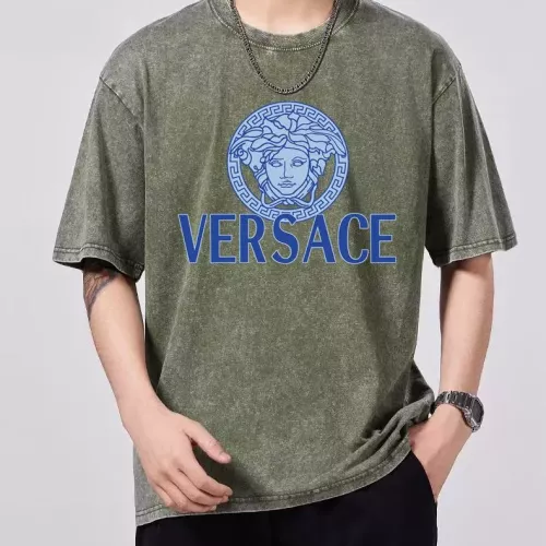Versace T-Shirts Short Sleeved For Men #1354218 $45.00 USD, Wholesale Replica Versace T-Shirts