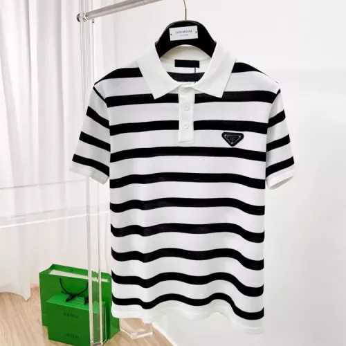 Prada T-Shirts Short Sleeved For Men #1354273 $76.00 USD, Wholesale Replica Prada T-Shirts