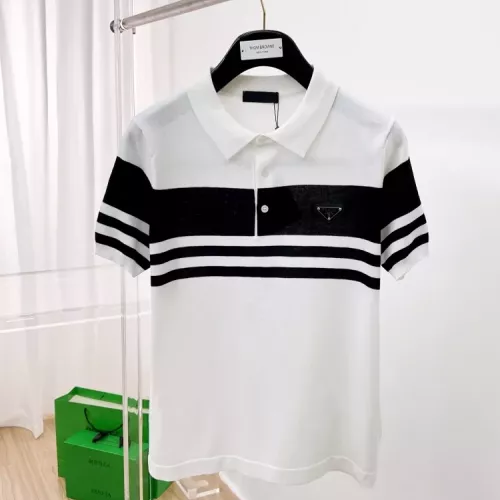 Prada T-Shirts Short Sleeved For Men #1354278 $76.00 USD, Wholesale Replica Prada T-Shirts