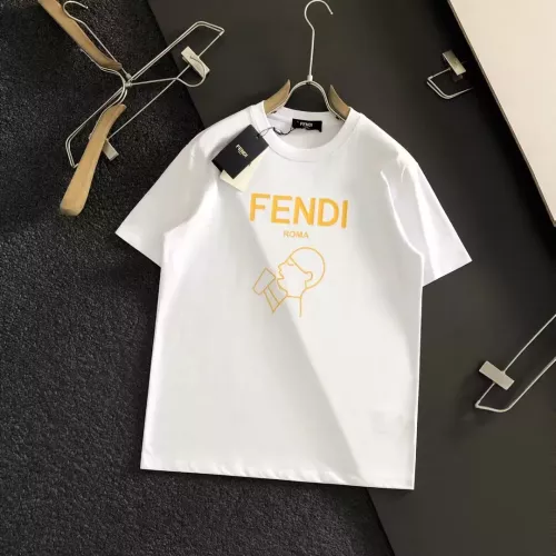 Fendi T-Shirts Short Sleeved For Men #1354294 $40.00 USD, Wholesale Replica Fendi T-Shirts