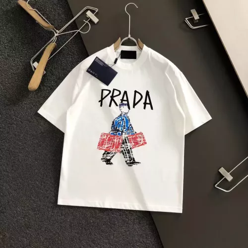 Prada T-Shirts Short Sleeved For Men #1354297 $40.00 USD, Wholesale Replica Prada T-Shirts