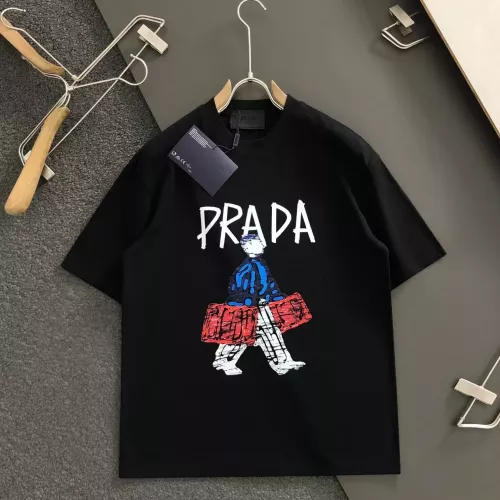 Prada T-Shirts Short Sleeved For Men #1354298 $40.00 USD, Wholesale Replica Prada T-Shirts
