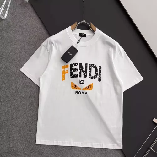 Fendi T-Shirts Short Sleeved For Men #1354301 $40.00 USD, Wholesale Replica Fendi T-Shirts