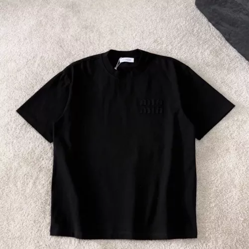 MIU MIU T-Shirts Short Sleeved For Unisex #1354314 $64.00 USD, Wholesale Replica MIU MIU T-Shirts