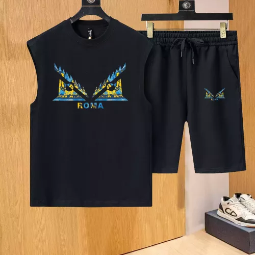 Fendi Tracksuits Sleeveless For Men #1354333 $52.00 USD, Wholesale Replica Fendi Tracksuits