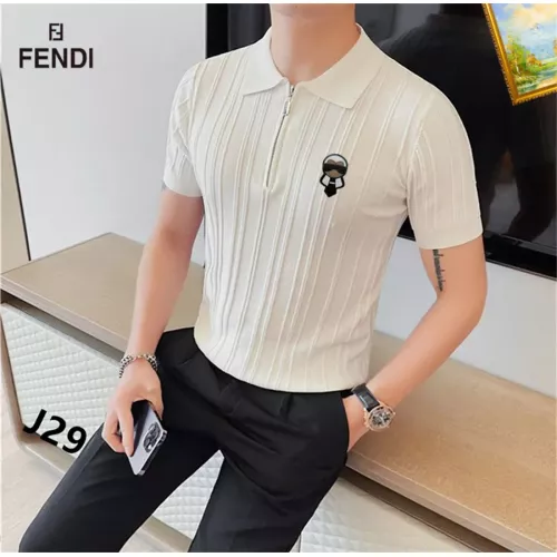 Fendi T-Shirts Short Sleeved For Men #1354450 $42.00 USD, Wholesale Replica Fendi T-Shirts