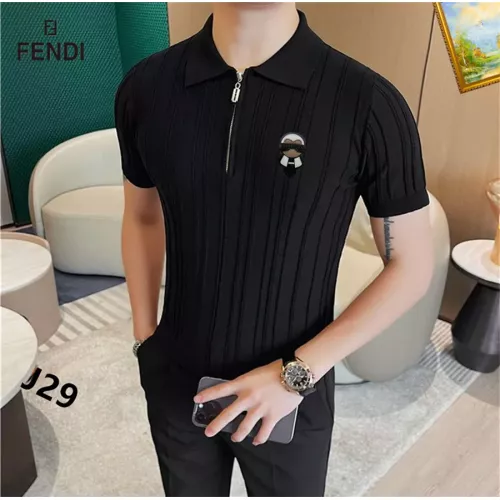 Fendi T-Shirts Short Sleeved For Men #1354453 $42.00 USD, Wholesale Replica Fendi T-Shirts