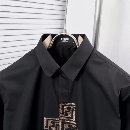 Replica Fendi Shirts Long Sleeved For Men #1354483 $76.00 USD for Wholesale