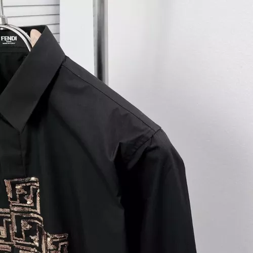 Replica Fendi Shirts Long Sleeved For Men #1354483 $76.00 USD for Wholesale