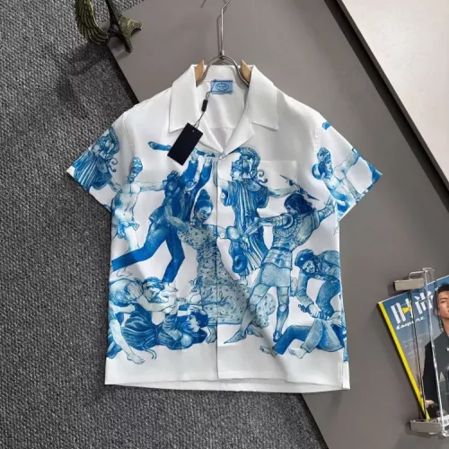 Prada Shirts Short Sleeved For Men #1354508 $60.00 USD, Wholesale Replica Prada Shirts