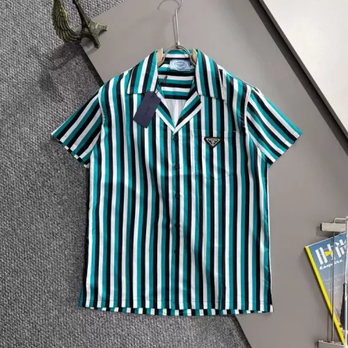 Prada Shirts Short Sleeved For Men #1354510 $60.00 USD, Wholesale Replica Prada Shirts