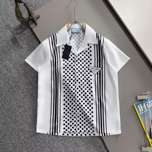 Prada Shirts Short Sleeved For Men #1354511 $60.00 USD, Wholesale Replica Prada Shirts