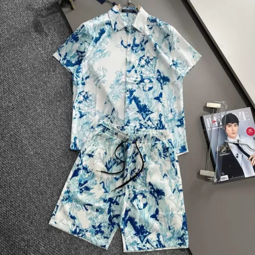Louis Vuitton LV Tracksuits Short Sleeved For Men #1354532 $80.00 USD, Wholesale Replica Louis Vuitton LV Tracksuits