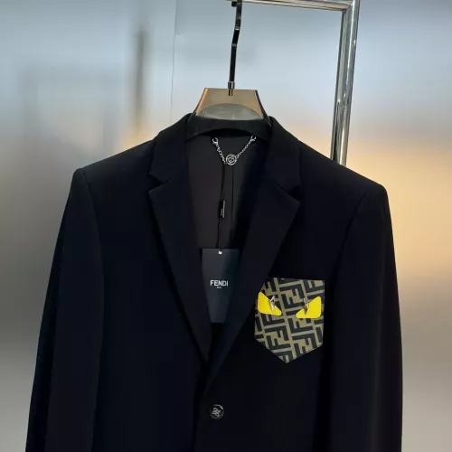 Replica Fendi Jackets Long Sleeved For Men #1354536 $125.00 USD for Wholesale