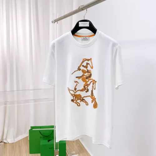 Hermes T-Shirts Short Sleeved For Men #1354645 $76.00 USD, Wholesale Replica Hermes T-Shirts