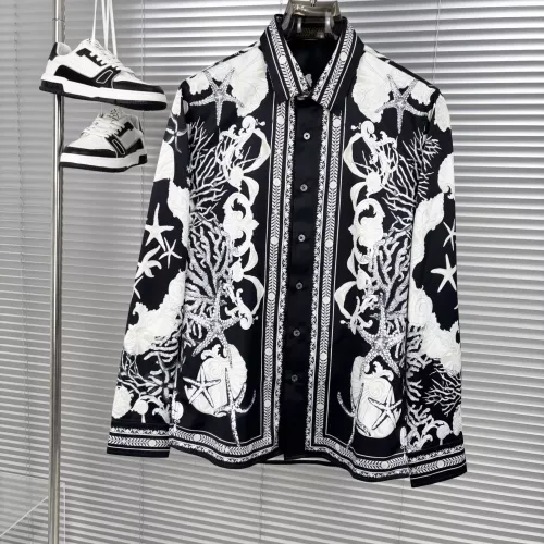 Versace Shirts Long Sleeved For Men #1354810 $98.00 USD, Wholesale Replica Versace Shirts