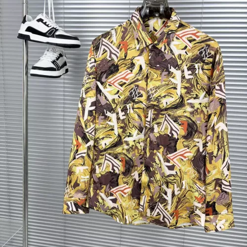 Fendi Shirts Long Sleeved For Men #1354813 $98.00 USD, Wholesale Replica Fendi Shirts
