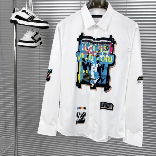 Louis Vuitton LV Shirts Long Sleeved For Men #1354815 $98.00 USD, Wholesale Replica Louis Vuitton LV Shirts