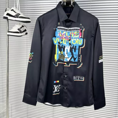 Louis Vuitton LV Shirts Long Sleeved For Men #1354816 $98.00 USD, Wholesale Replica Louis Vuitton LV Shirts