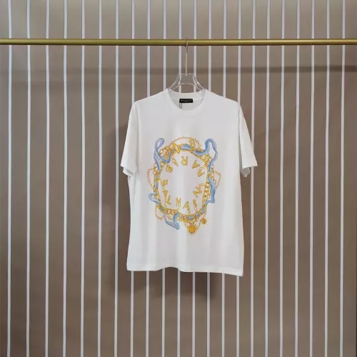 Balmain T-Shirts Short Sleeved For Unisex #1354889 $32.00 USD, Wholesale Replica Balmain T-Shirts