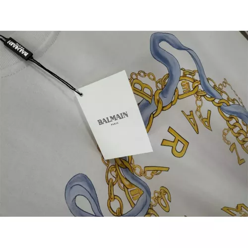 Replica Balmain T-Shirts Short Sleeved For Unisex #1354889 $32.00 USD for Wholesale