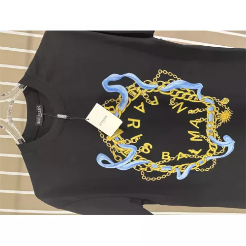 Replica Balmain T-Shirts Short Sleeved For Unisex #1354890 $32.00 USD for Wholesale