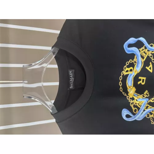 Replica Balmain T-Shirts Short Sleeved For Unisex #1354890 $32.00 USD for Wholesale