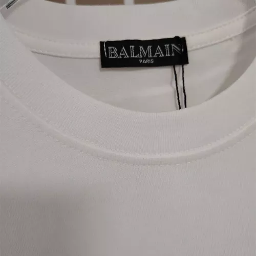 Replica Balmain T-Shirts Short Sleeved For Unisex #1354891 $32.00 USD for Wholesale