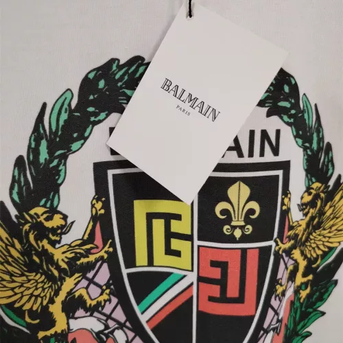 Replica Balmain T-Shirts Short Sleeved For Unisex #1354891 $32.00 USD for Wholesale