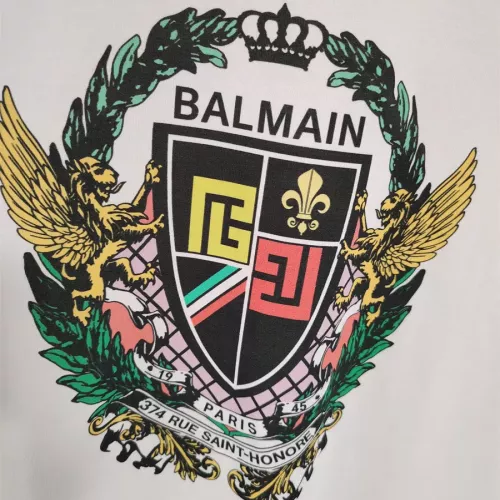 Replica Balmain T-Shirts Short Sleeved For Unisex #1354891 $32.00 USD for Wholesale