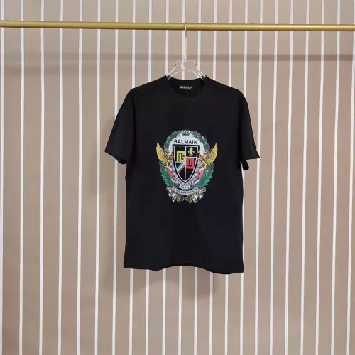 Balmain T-Shirts Short Sleeved For Unisex #1354892 $32.00 USD, Wholesale Replica Balmain T-Shirts