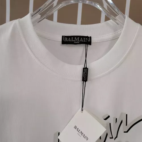 Replica Balmain T-Shirts Short Sleeved For Unisex #1354893 $32.00 USD for Wholesale