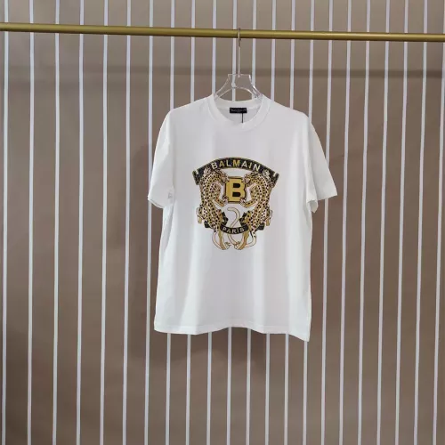 Balmain T-Shirts Short Sleeved For Unisex #1354895 $32.00 USD, Wholesale Replica Balmain T-Shirts