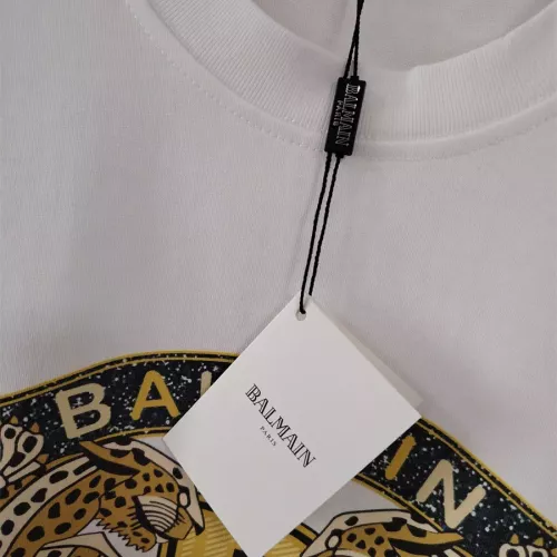 Replica Balmain T-Shirts Short Sleeved For Unisex #1354895 $32.00 USD for Wholesale