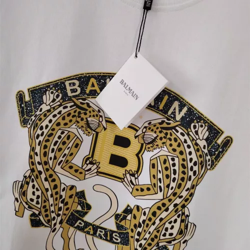 Replica Balmain T-Shirts Short Sleeved For Unisex #1354895 $32.00 USD for Wholesale