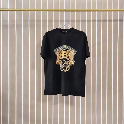 Balmain T-Shirts Short Sleeved For Unisex #1354896 $32.00 USD, Wholesale Replica Balmain T-Shirts