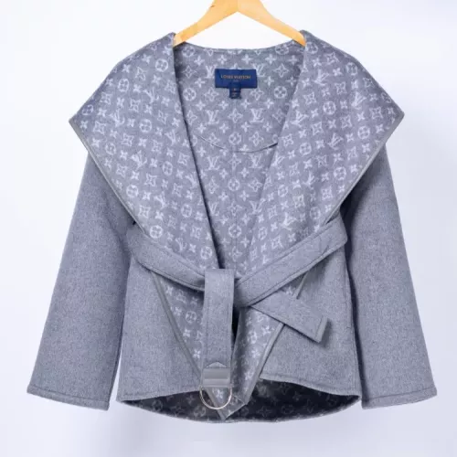 Louis Vuitton LV Coat Long Sleeved For Women #1354980 $390.08 USD, Wholesale Replica Louis Vuitton LV Coat