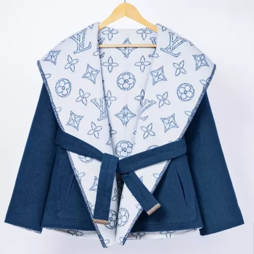 Louis Vuitton LV Coat Long Sleeved For Women #1354983 $390.08 USD, Wholesale Replica Louis Vuitton LV Coat
