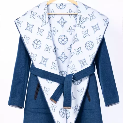 Louis Vuitton LV Coat Long Sleeved For Women #1354984 $390.08 USD, Wholesale Replica Louis Vuitton LV Coat