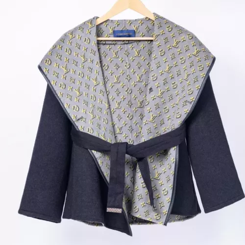 Louis Vuitton LV Coat Long Sleeved For Women #1354998 $390.08 USD, Wholesale Replica Louis Vuitton LV Coat