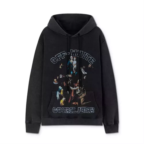 Off-White Hoodies Long Sleeved For Unisex #1355004 $60.00 USD, Wholesale Replica Off-White Hoodies