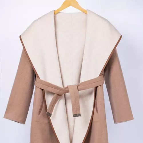 Louis Vuitton LV Coat Long Sleeved For Women #1355010 $390.08 USD, Wholesale Replica Louis Vuitton LV Coat